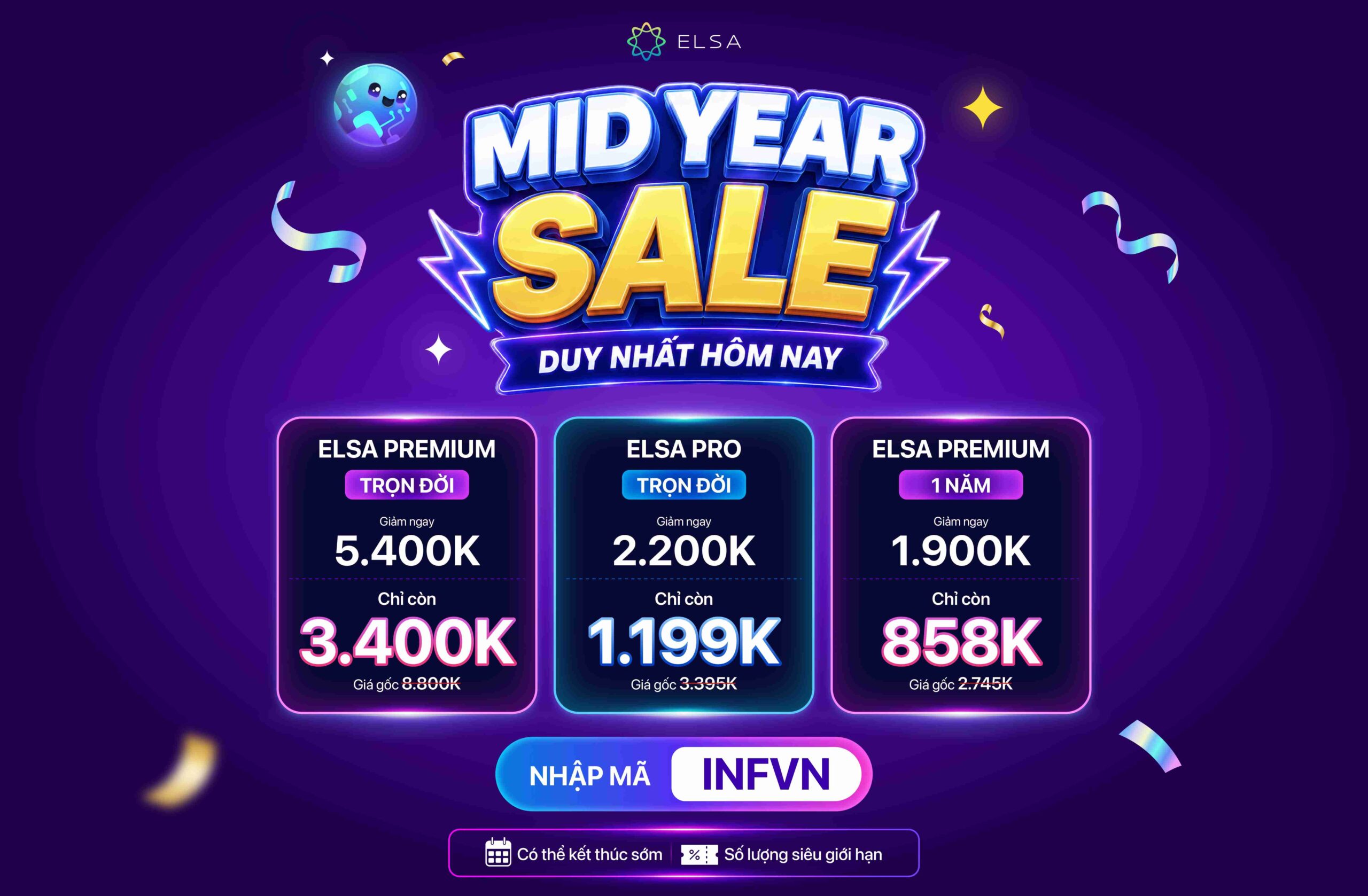 ELSA Pro Trọn Đời
