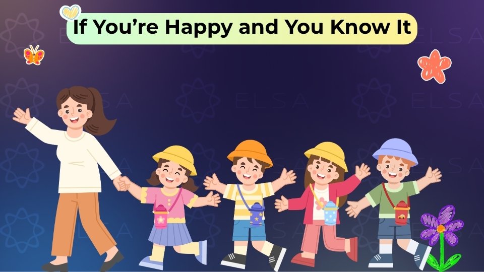 Bài hát giúp bé học cách biểu đạt cảm xúc và phản xạ vận động theo nhịp điệu một cách vui nhộn