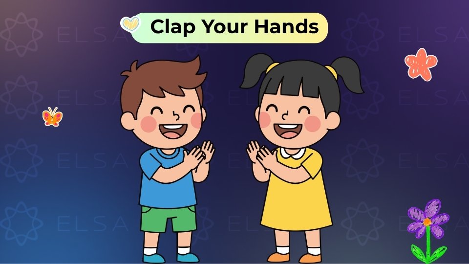 Bài hát này giúp bé luyện phản xạ vận động theo nhịp điệu và ghi nhớ các từ chỉ hành động