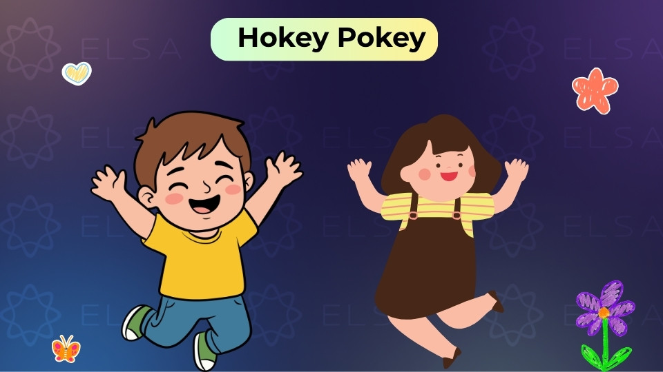 Bài hát này giúp bé luyện từ vựng bộ phận cơ thể và khả năng vận động theo nhịp điệu sôi nổi