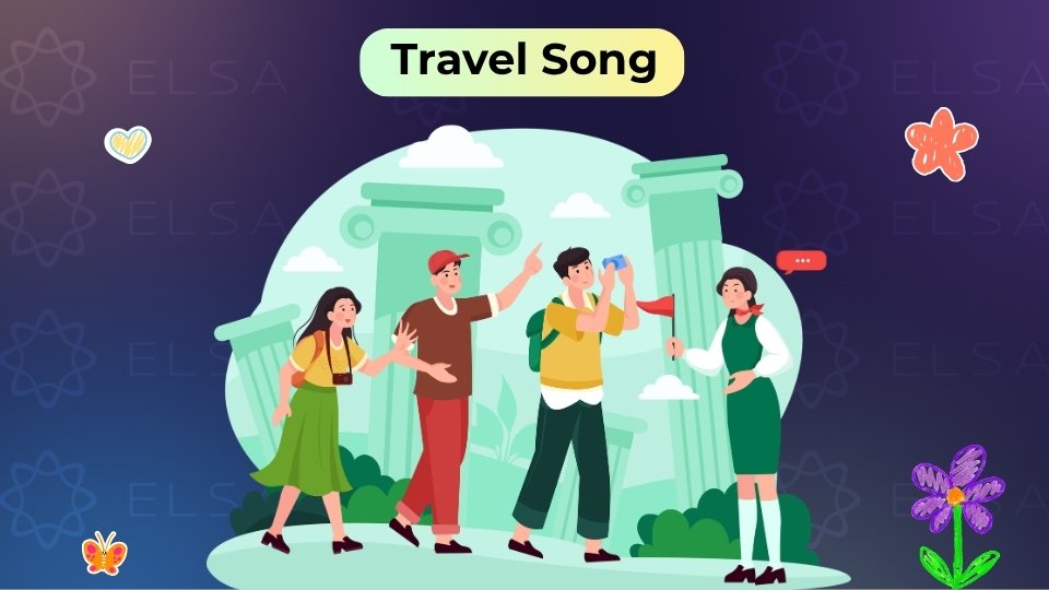 Bài hát giúp bé học về các phương tiện, địa điểm du lịch và niềm vui khi khám phá thế giới