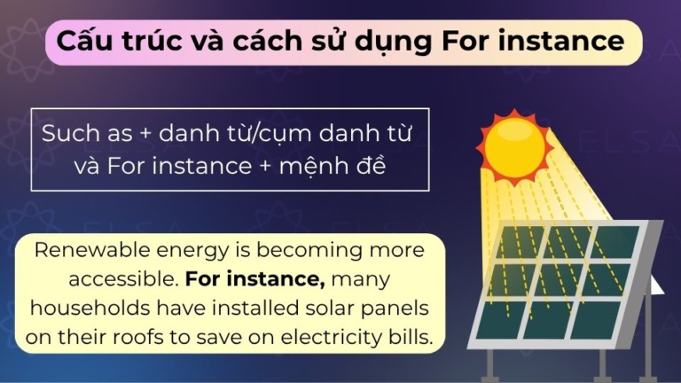 For Instance là gì? Sự khác nhau For Instance giữa For Example