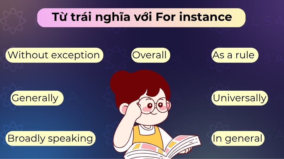 Từ trái nghĩa gồm in general, overall, broadly speaking, tóm tắt ý bao quát, không có ngoại lệ Từ trái nghĩa gồm in general, overall, broadly speaking, tóm tắt ý bao quát, không có ngoại lệ
