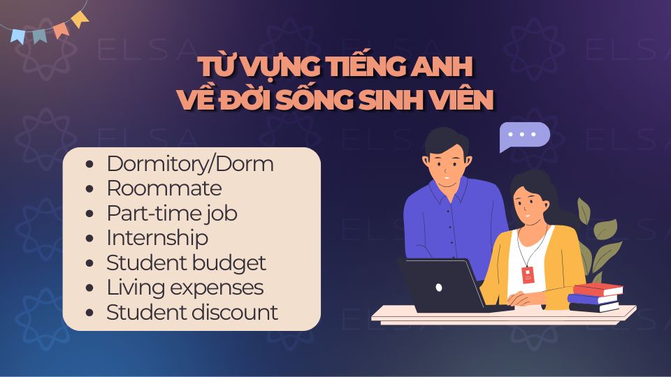 Từ vựng tiếng Anh về đời sống sinh viên