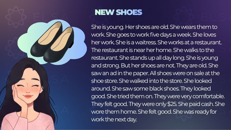 Truyện ngắn tiếng Anh song ngữ - New Shoes