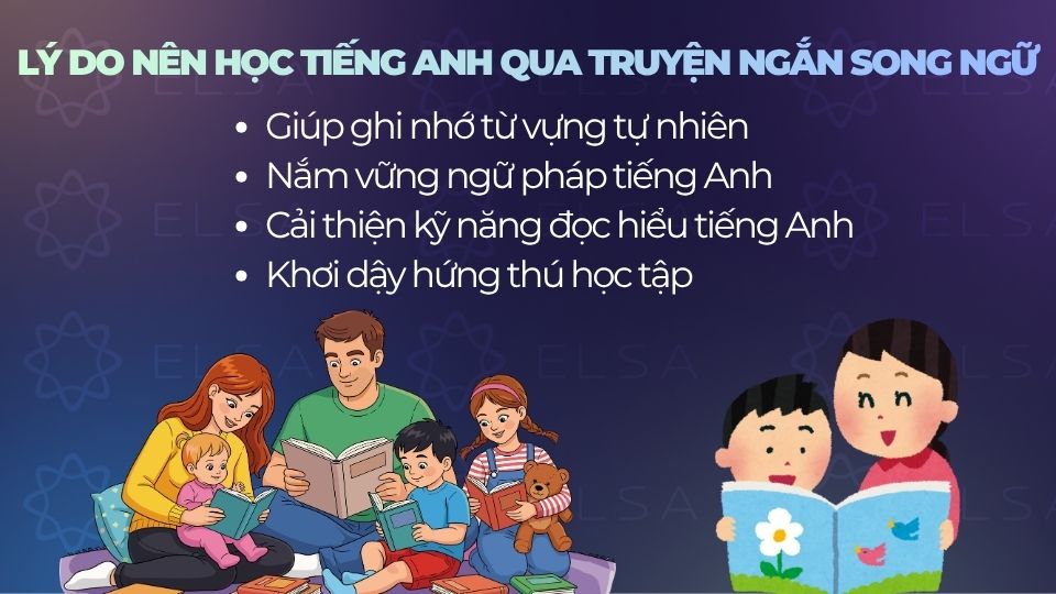 4 lý do học tiếng Anh qua truyện ngắn song ngữ 
