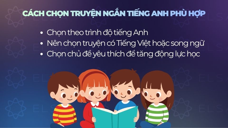 Cách chọn truyện ngắn tiếng Anh phù hợp