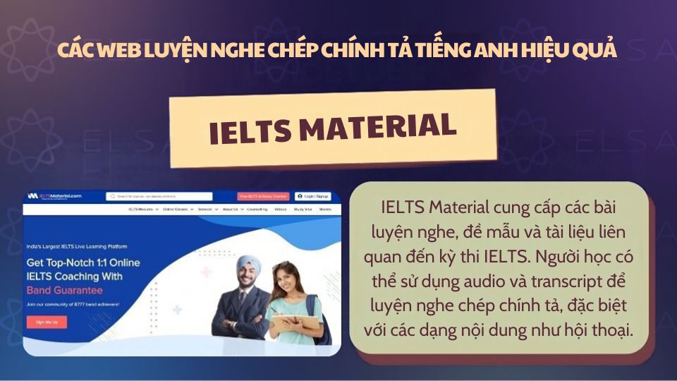 IELTS Material luyện nghe chép chính tả theo nội dung IELTS