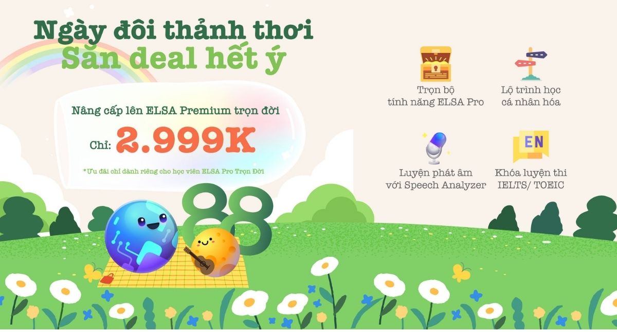 Đặc quyền UPGRADE: Premium trọn đời chỉ 2.999K