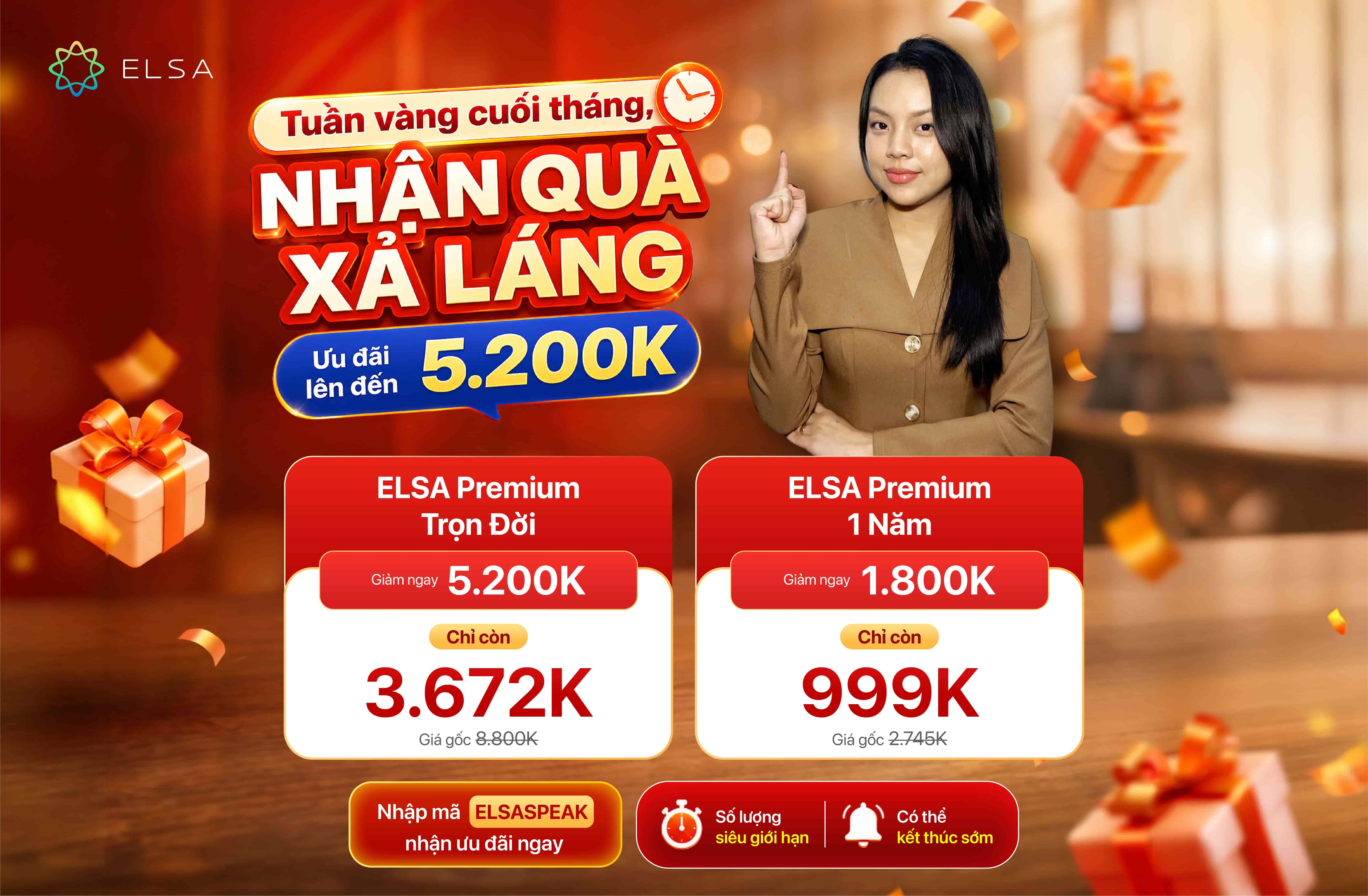 ELSA Premium Trọn Đời