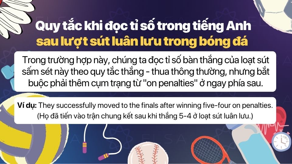Quy tắc chung khi đọc tỉ số sau lượt sút luân lưu trong bóng đá Quy tắc chung khi đọc tỉ số sau lượt sút luân lưu trong bóng đá