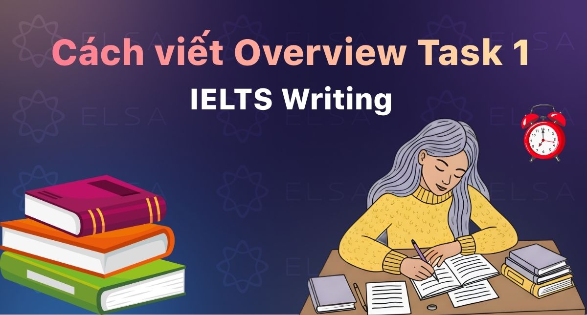 Cách viết Overview Task 1 IELTS Writing: Chiến thuật đạt Band 7+