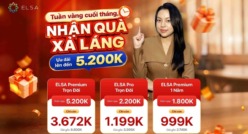 Cuối tháng chốt deal: Tiết kiệm đến 5 TRIỆU cùng ELSA Speak