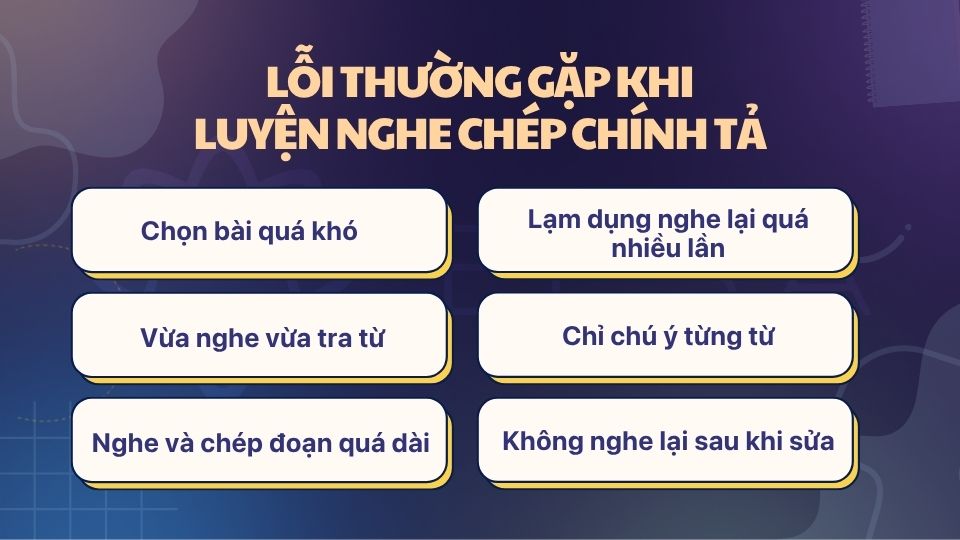 So sánh phương pháp nghe chép chính tả và shadowing