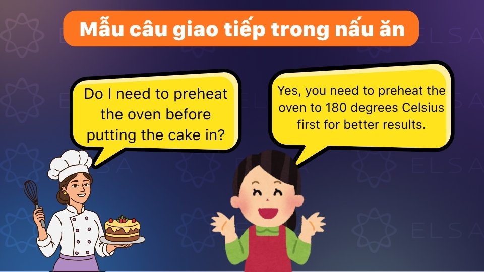 Mẫu câu giao tiếp tiếng Anh về chủ đề nấu nướng Mẫu câu giao tiếp tiếng Anh về chủ đề nấu nướng