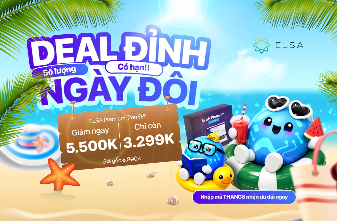 ELSA Premium Trọn Đời