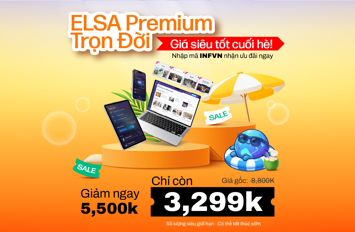 ELSA Premium Trọn Đời