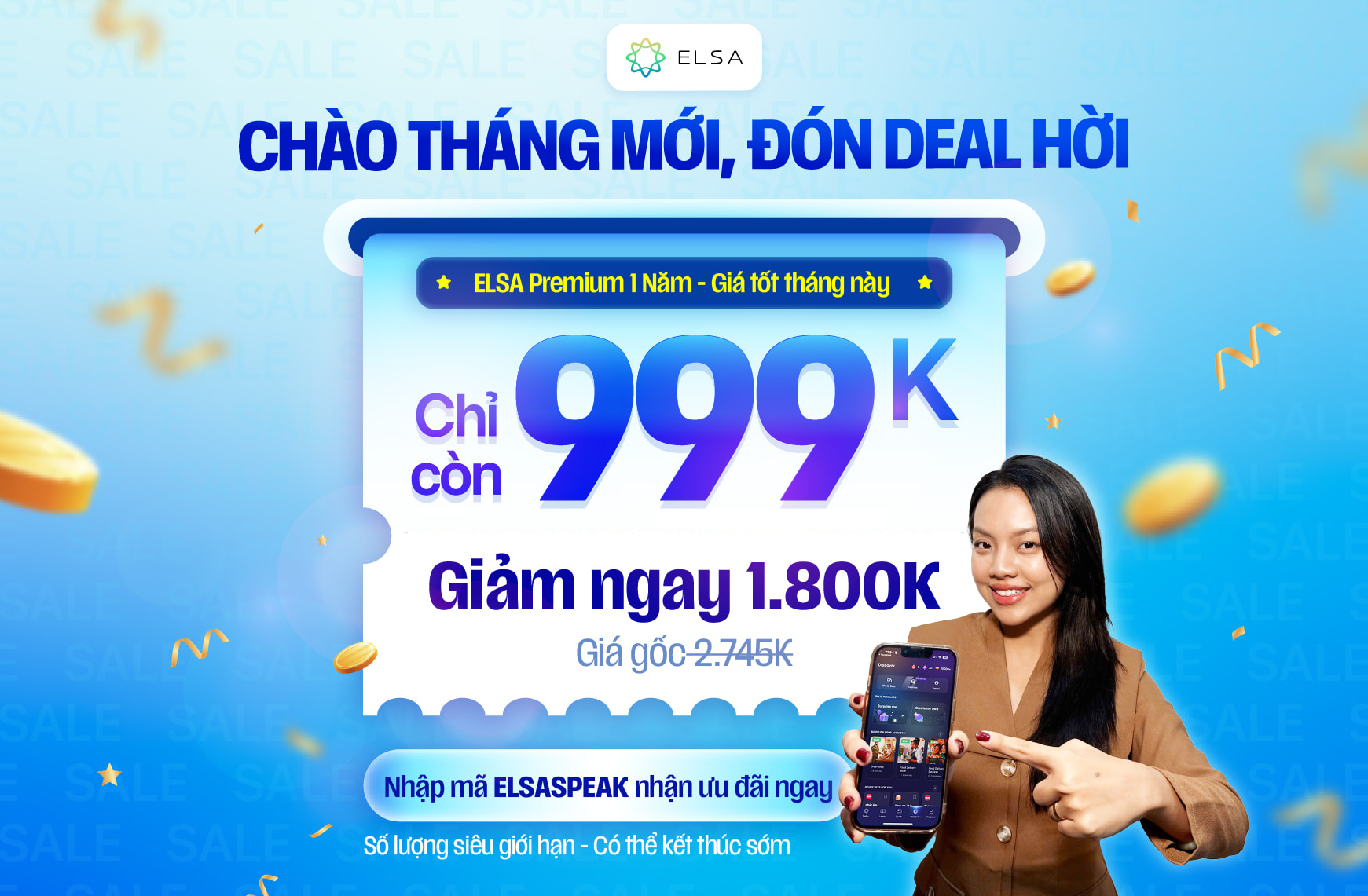 ELSA Premium 1 năm