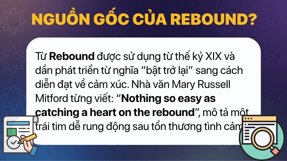 Nhà văn Mary Russell Mitford và nguồn gốc của thuật ngữ Rebound trong tình cảm Nhà văn Mary Russell Mitford và nguồn gốc của thuật ngữ Rebound trong tình cảm