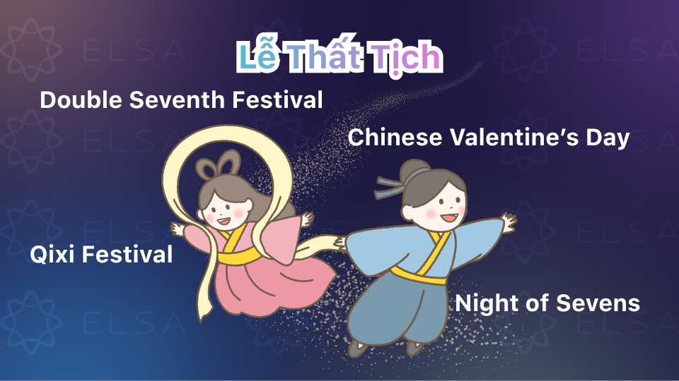 Thất Tịch trong tiếng Anh thường được gọi là Qixi Festival Thất Tịch trong tiếng Anh thường được gọi là Qixi Festival