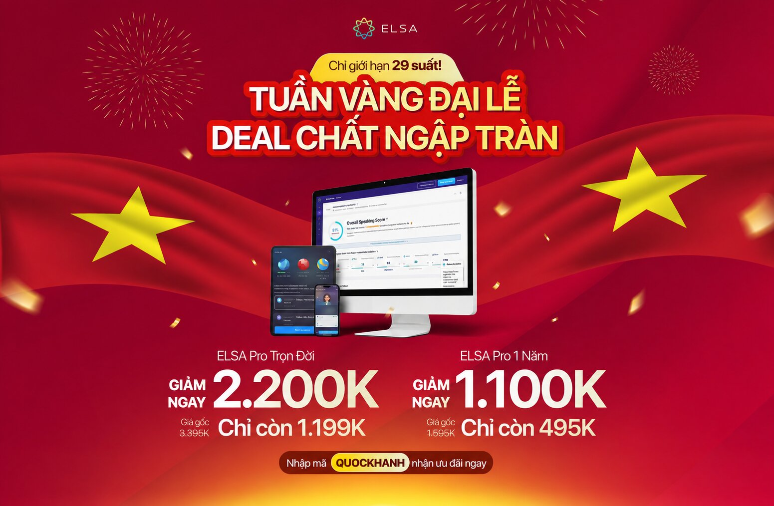 ELSA Pro Trọn Đời