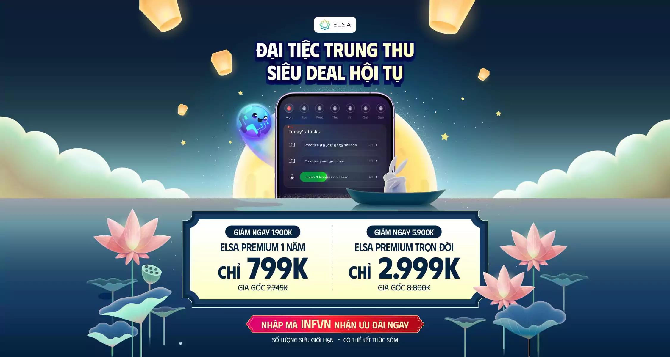 ELSA Premium Trọn Đời