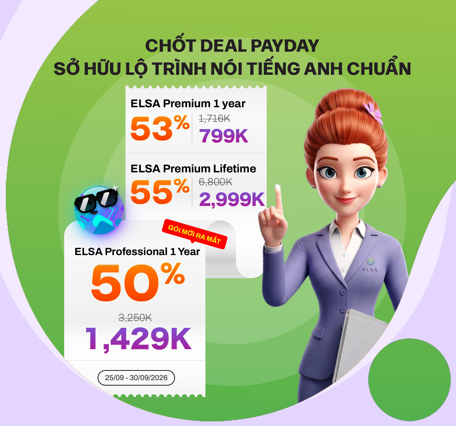 ELSA Speak khuyến mãi