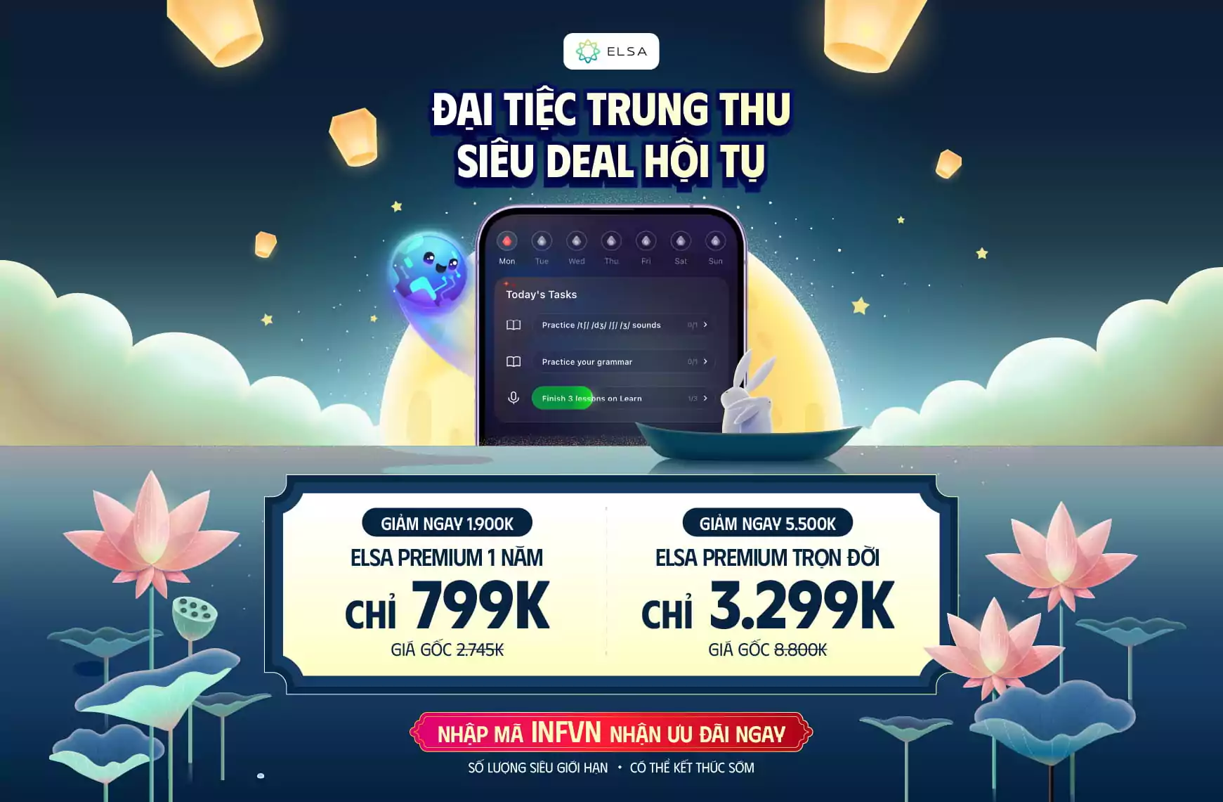 ELSA Premium Trọn Đời