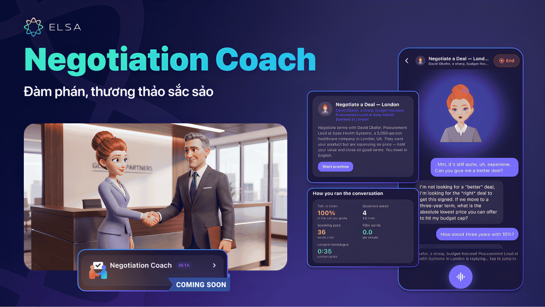 Luyện tập các tình huống đàm phán hợp đồng với Negotiation Coach Luyện tập các tình huống đàm phán hợp đồng với Negotiation Coach