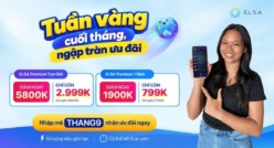 Lương về, deal đến: ELSA Premium Trọn Đời chỉ từ 2.999K