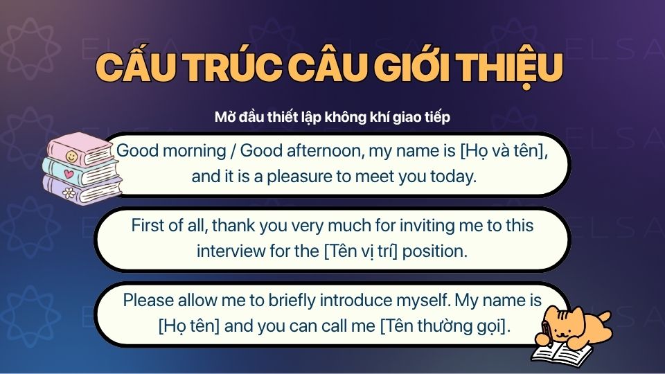 Cấu trúc câu mở đầu khi phỏng vấn tiếng Anh Cấu trúc câu mở đầu khi phỏng vấn tiếng Anh
