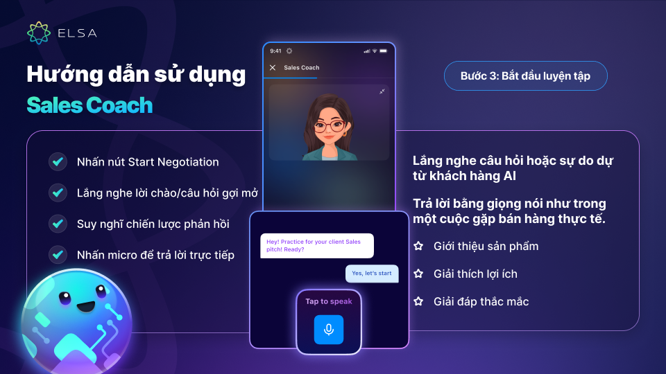 Bắt đầu cuộc trò chuyện bằng việc trình bày giải pháp và xử lý linh hoạt các tình huống phát sinh Bắt đầu cuộc trò chuyện bằng việc trình bày giải pháp và xử lý linh hoạt các tình huống phát sinh