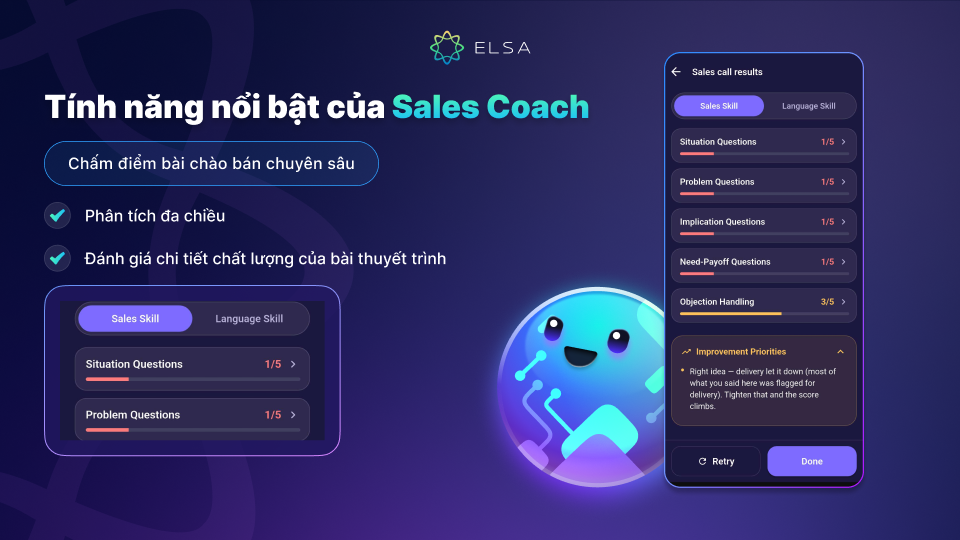 Sales Coach chấm điểm chuyên sâu với thước đo phân tích đa chiều Sales Coach chấm điểm chuyên sâu với thước đo phân tích đa chiều