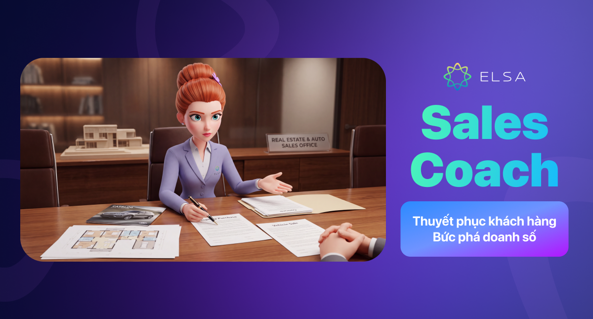 Sales Coach: Thuyết phục khách hàng và bứt phá doanh số bằng tiếng Anh