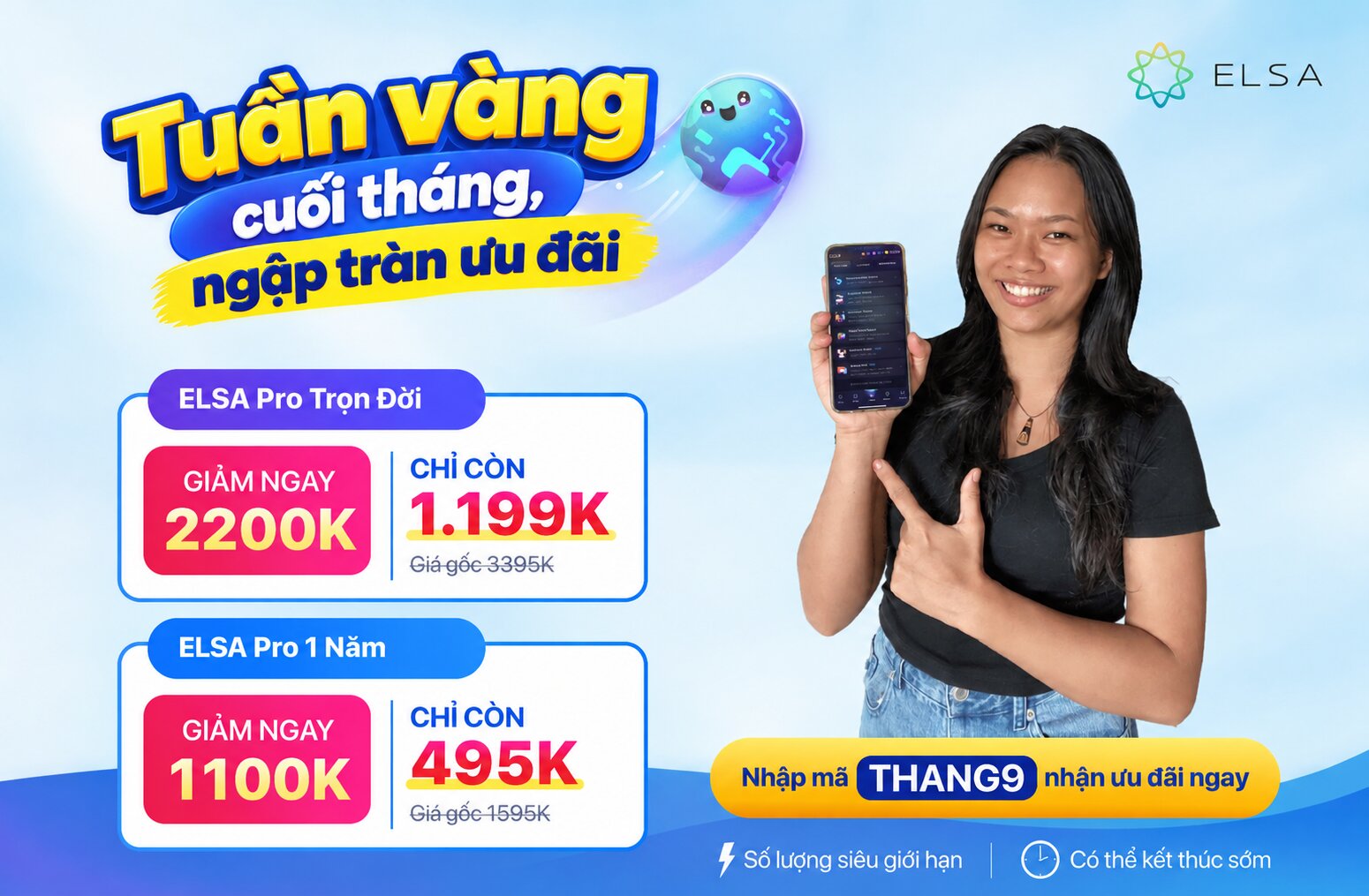 ELSA Pro Trọn Đời
