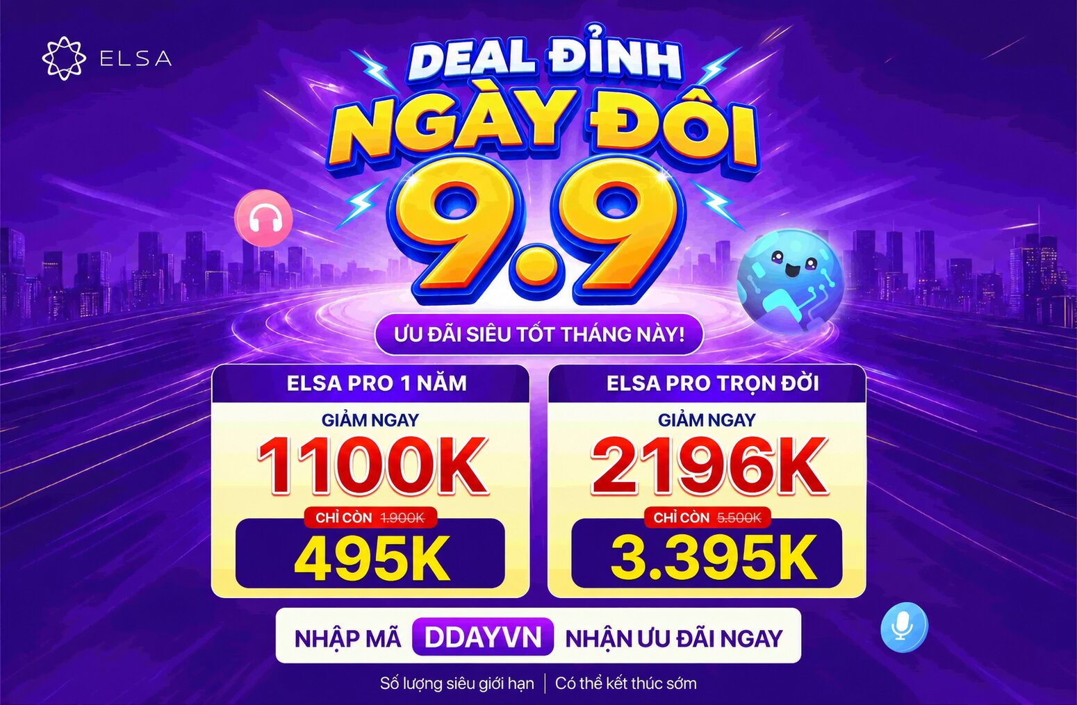ELSA Pro Trọn Đời
