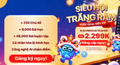 Duy nhất hôm nay: Đặc quyền nâng cấp ELSA Premium Trọn Đời chỉ 2.299K