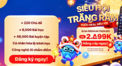 Duy nhất hôm nay: Đặc quyền nâng cấp ELSA Premium Trọn Đời chỉ 2.299K