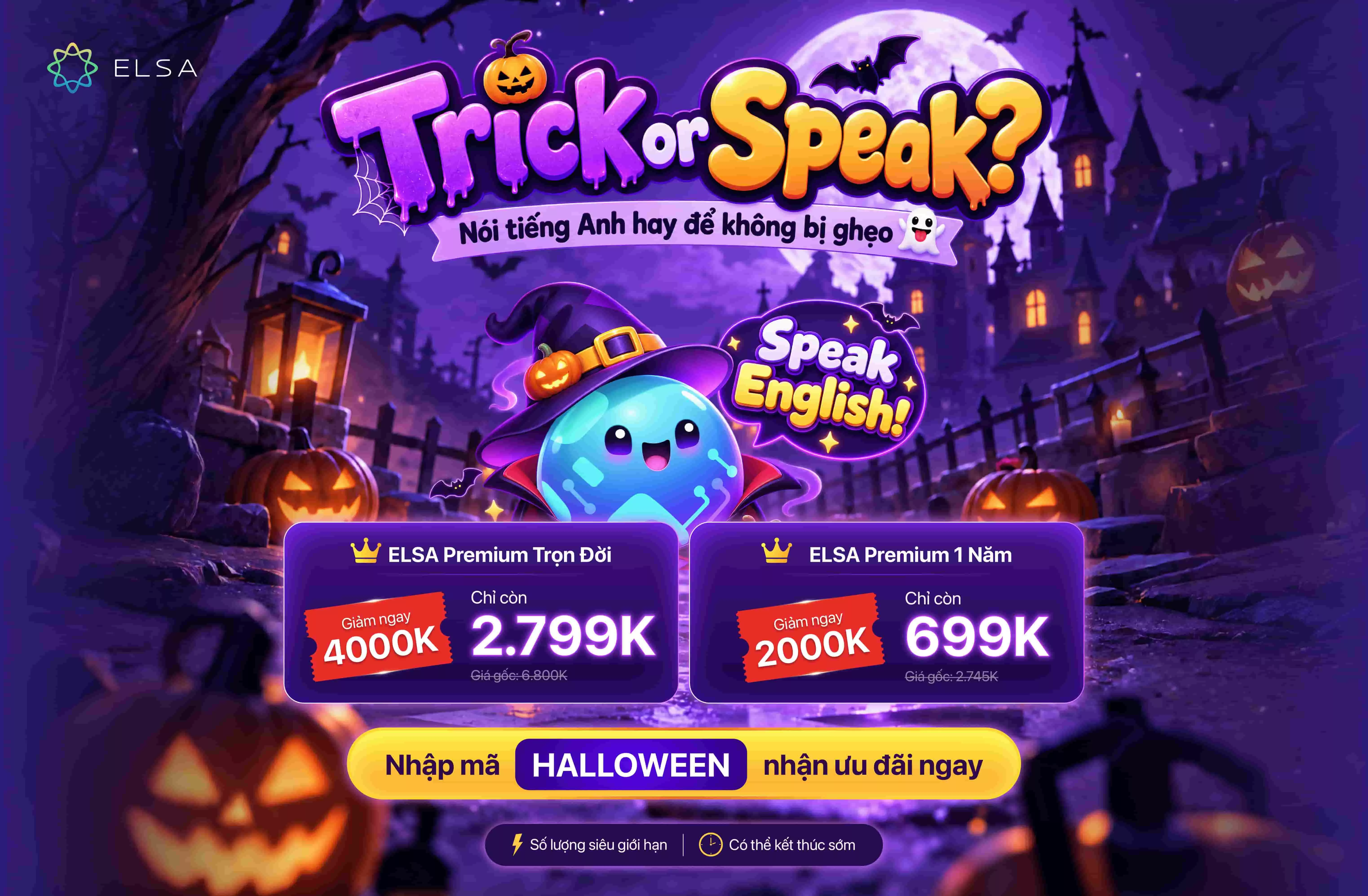 ELSA Premium Trọn Đời