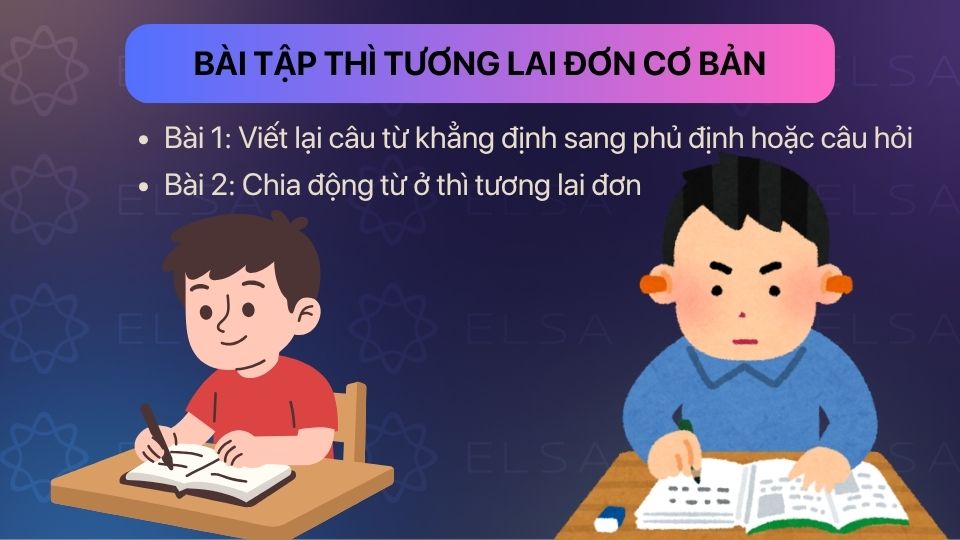Bài tập cơ bản viết lại câu và chia động từ Bài tập cơ bản viết lại câu và chia động từ