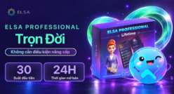 HOT! Mở bán 30 suất ELSA Professional trọn đời không điều kiện – Chỉ 3.999K trong 24 giờ!