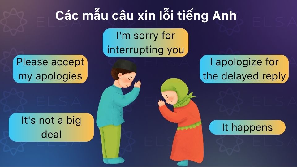 Mẫu câu xin lỗi giúp bày tỏ sự chân thành, hóa giải hiểu lầm và thể hiện phép lịch sự Mẫu câu xin lỗi giúp bày tỏ sự chân thành, hóa giải hiểu lầm và thể hiện phép lịch sự