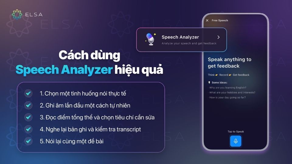 Một số mẹo nhỏ để bạn có thể dùng Speech Analyzer hiệu quả Một số mẹo nhỏ để bạn có thể dùng Speech Analyzer hiệu quả