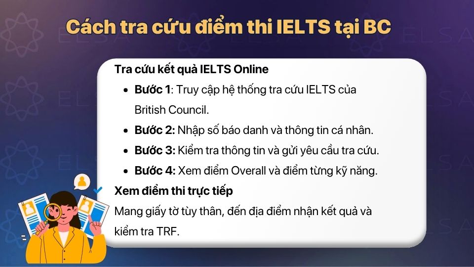 Cách tra cứu điểm thi IELTS online và nhận kết quả tại British Council